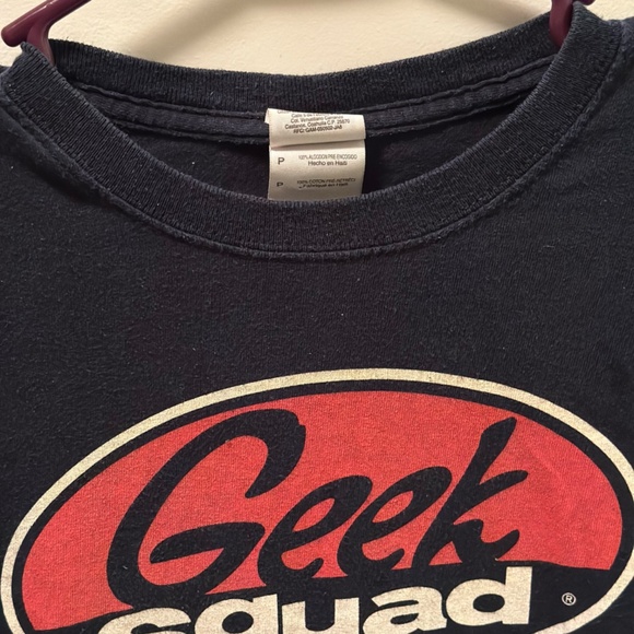Vintage 2005 Black Geek Squad Shirt Size Small (Gildan Heavy Cotton Material) - Picture 2 of 5